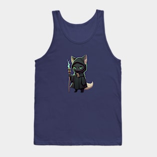 Cat Necromancer Tank Top